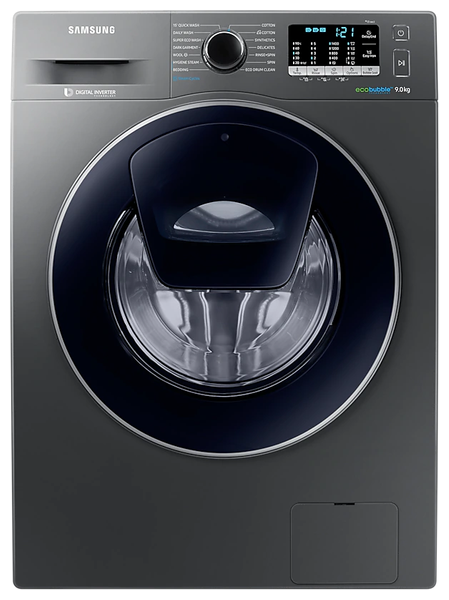 Samsung EcoBubble 9kg WW90K54E0UX/RQ – Front Load Washing Machine – Titanium Gray
