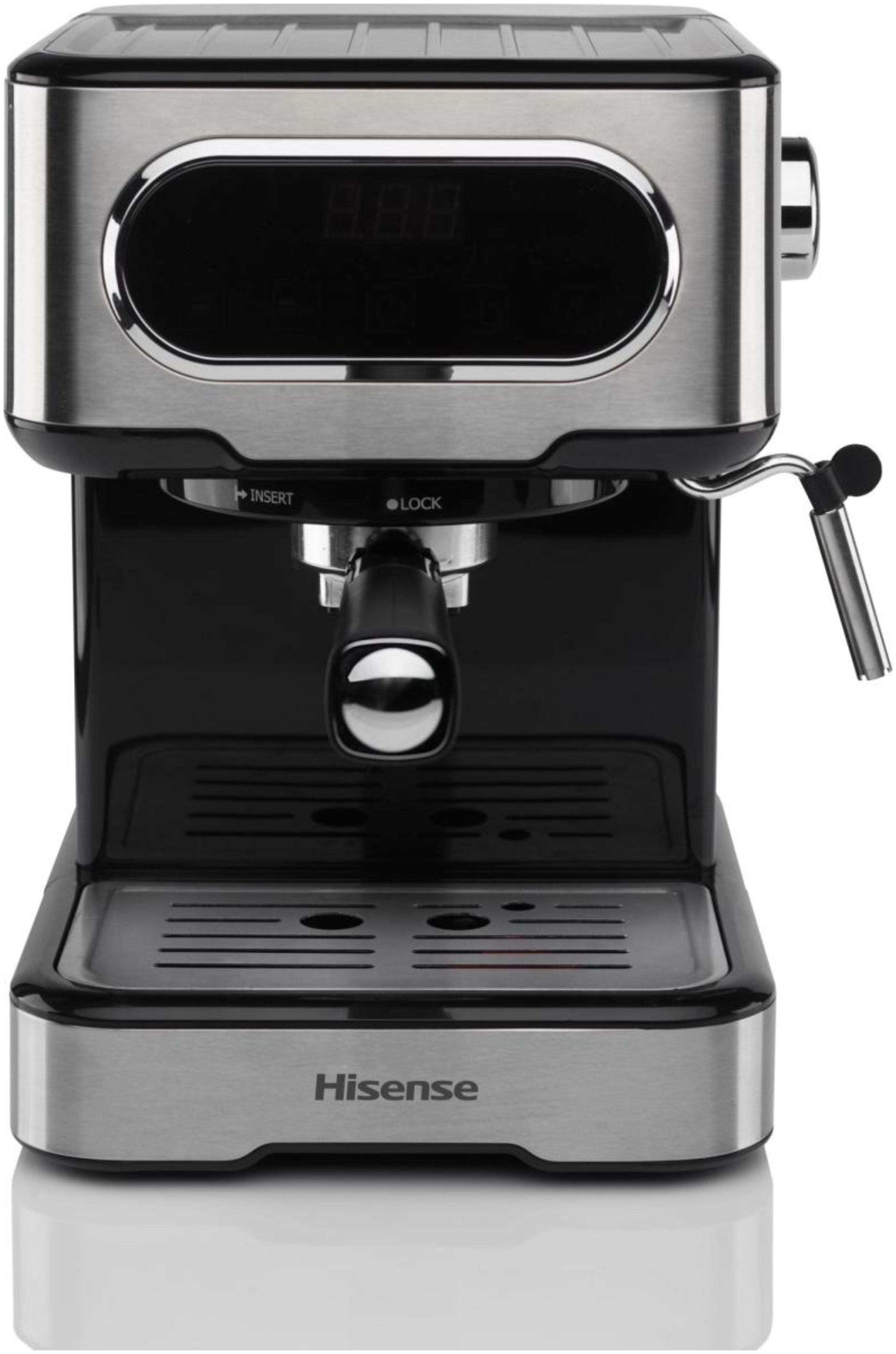 Hisense HESCM15DBK - Coffee Maker - 15 Bar Pump Pressure - 1.5 Liter Removable Water Tank - Black