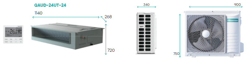 Hisense QAUD-24UT-24