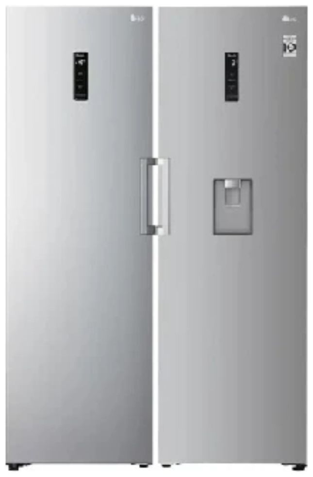 LG GC-F511ELDM-GC-B514ELFM -Twin Refrigerator + Freezer - 25 ft - Silver