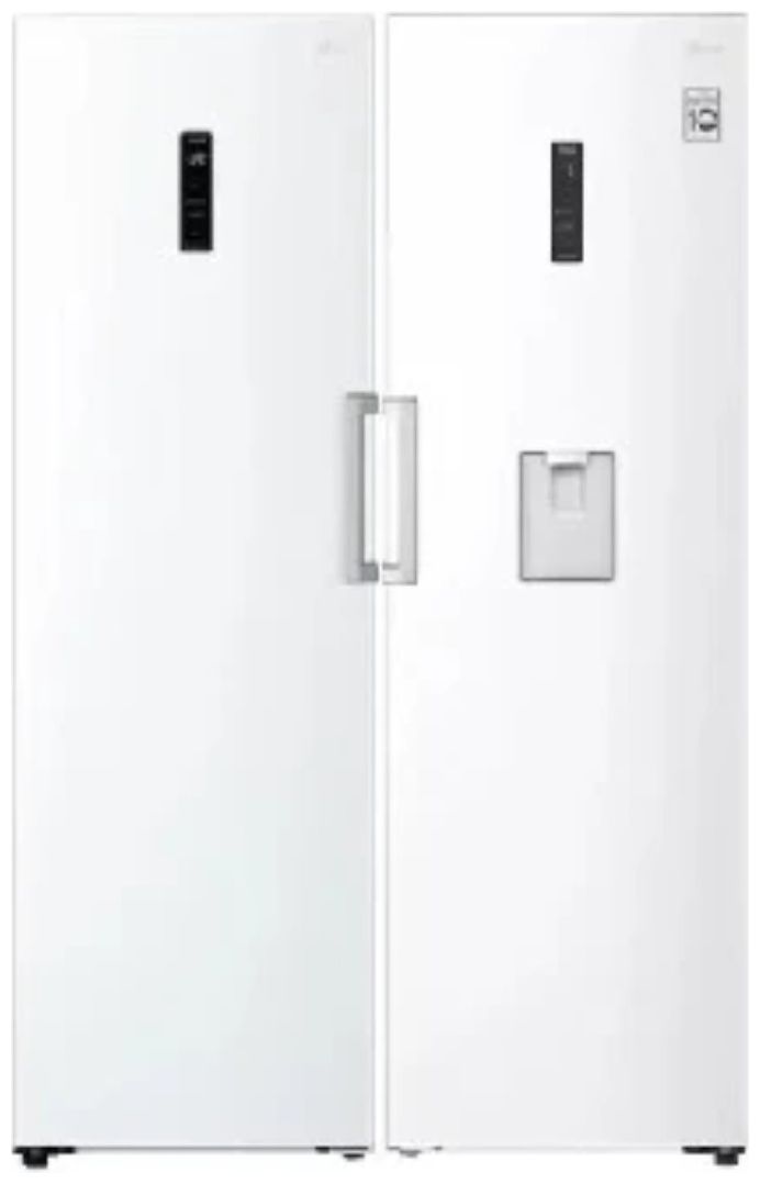 LG GC-F511EQDM + GC-B514EQFM - Twin refrigerator and freezer - 25 ft - White