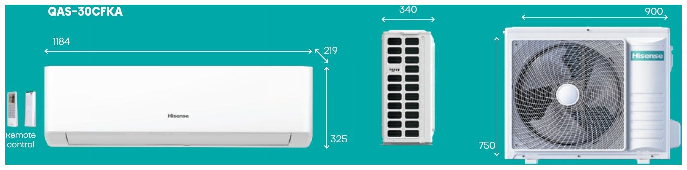 Hisense QAS-30CFKA