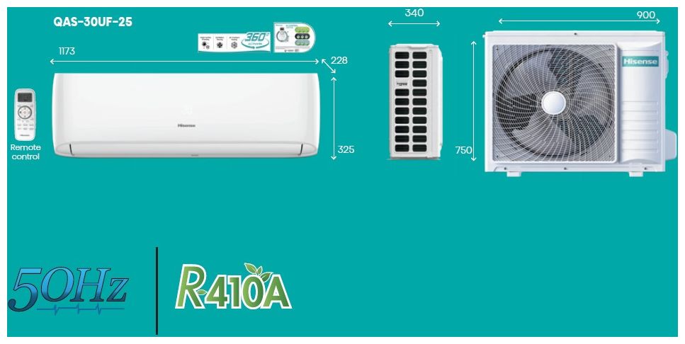 Hisense QAS-30UF-24