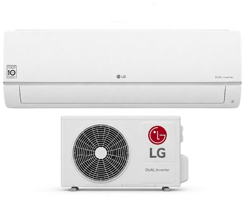 LG BMPU19K1 - Wall Mounted Split AC - 1.5 Ton - Dual Inverter - 3-Step Amp Control - White