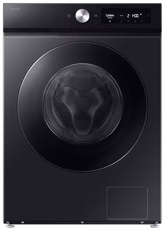 Samsung WW10DB7U34GBFQ Bespoke AI Ecobubble Front Load Washer 10kg - Black
