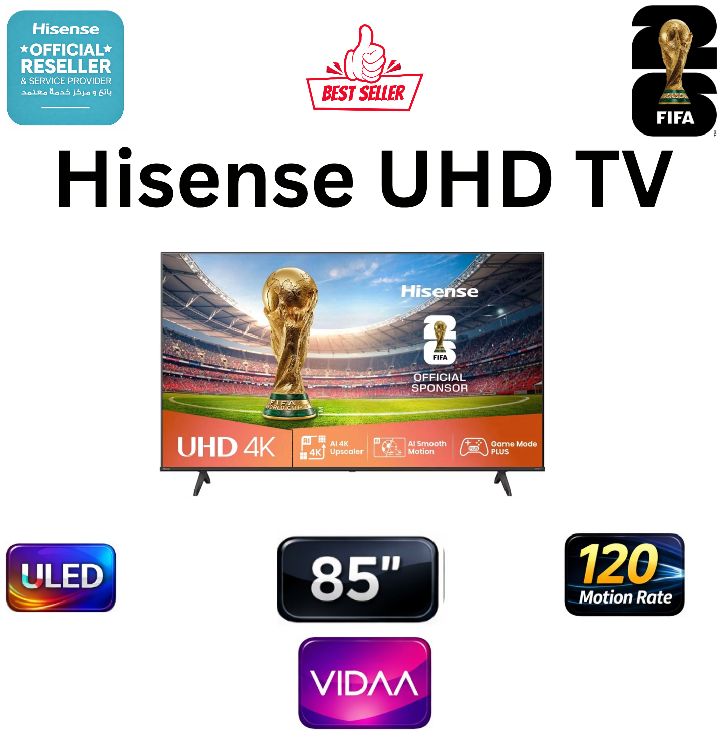 Hisense 85A62QS