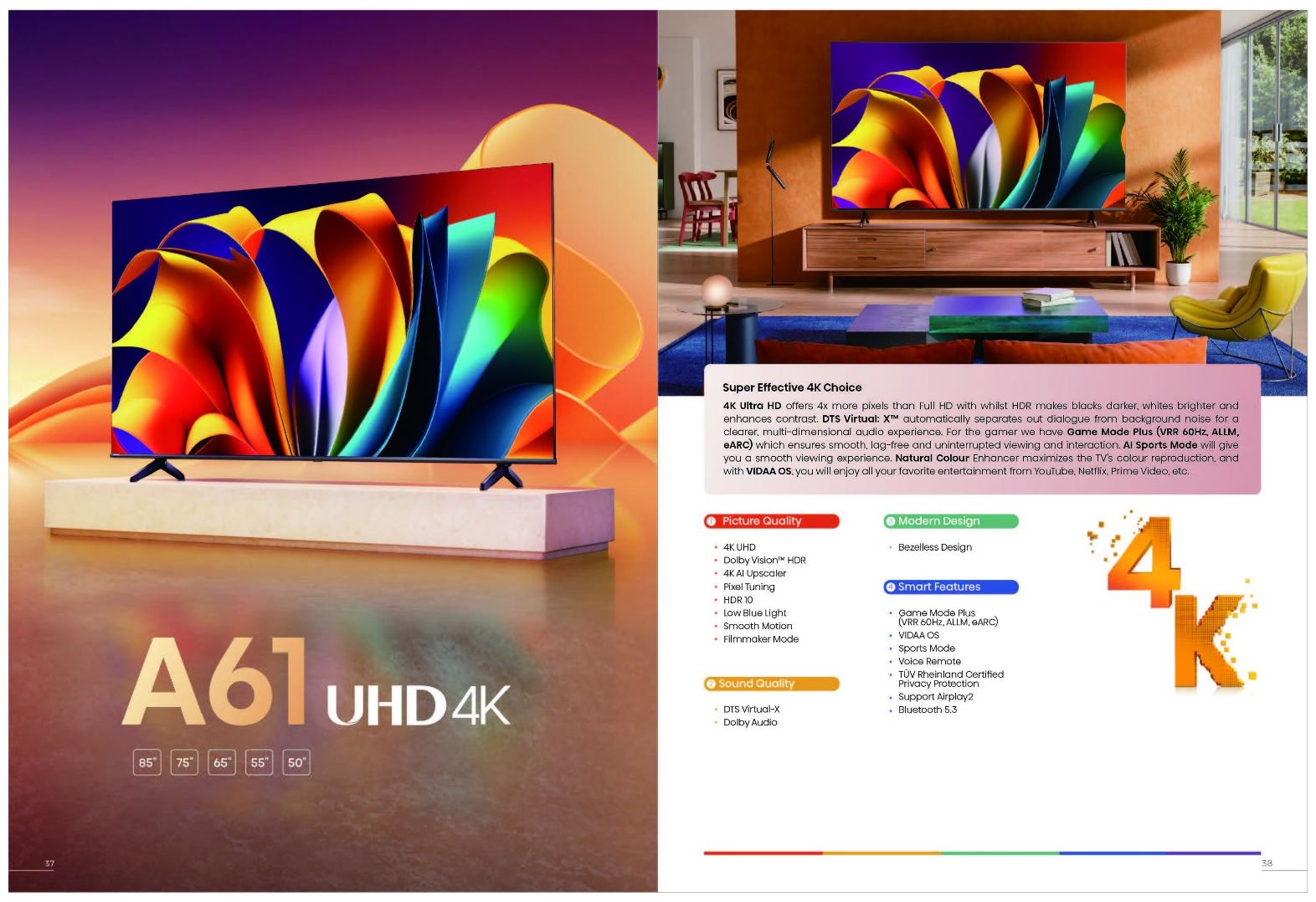 Hisense 75A62QS