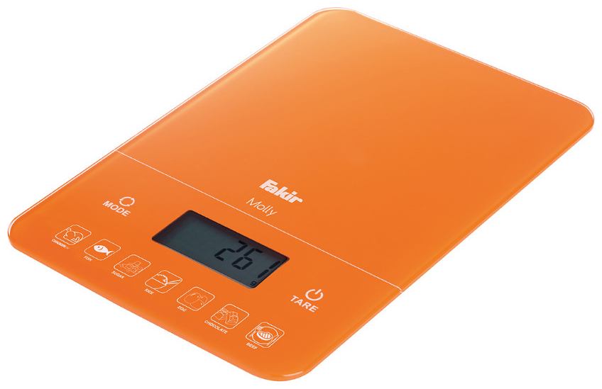 Fakir Molly - Digital Kitchen Food Scale - Orange
