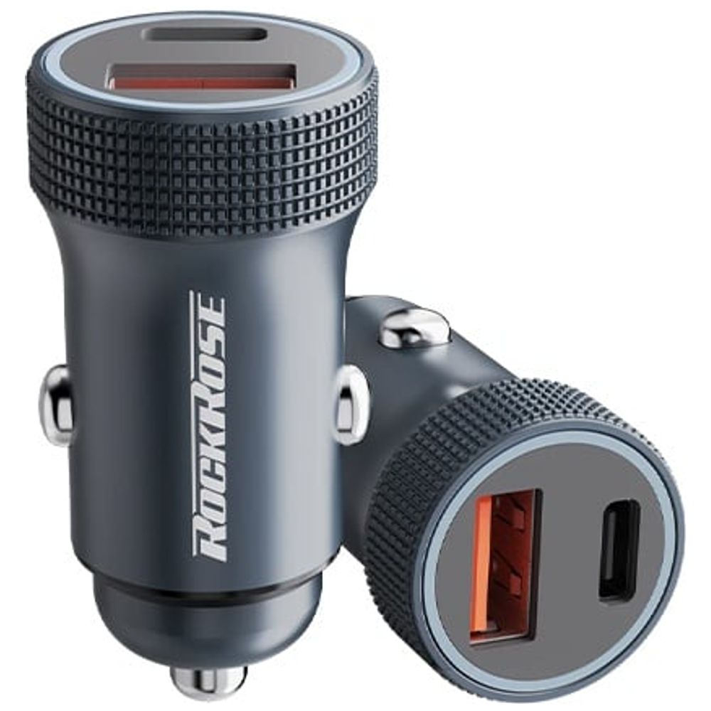 RockRose RockRose RRCC04 - Car Charger - Space Gray