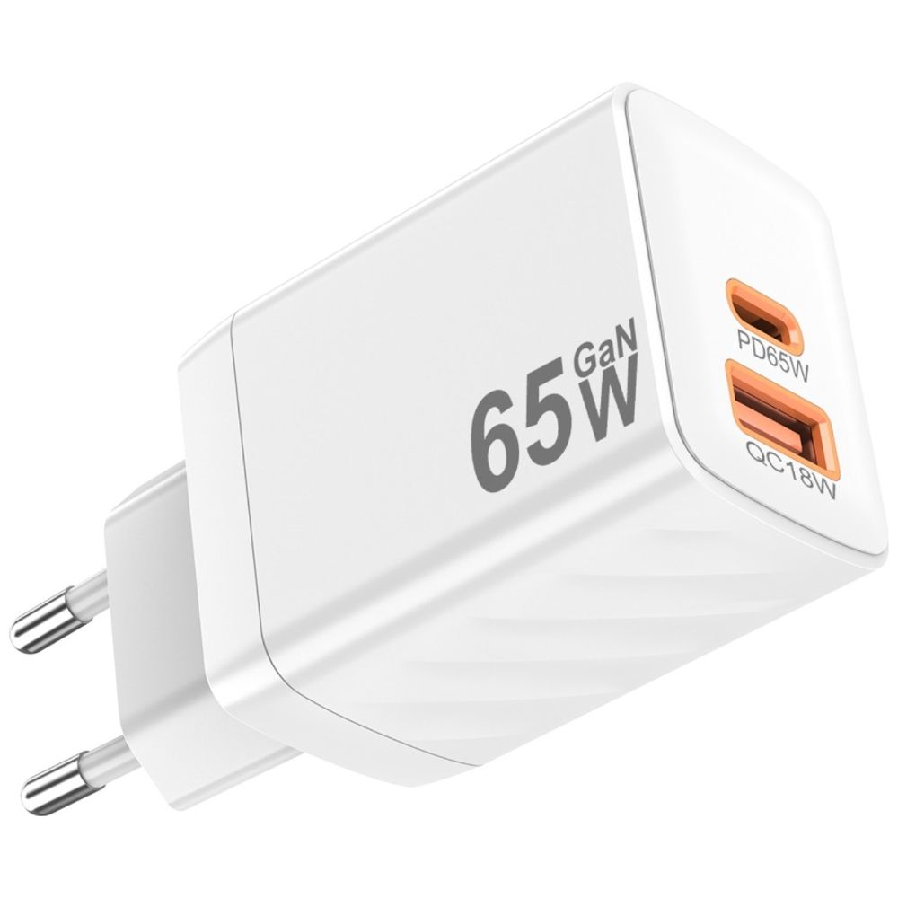 Nine Nine CH 004 - Wall Charger - 65W - 2 Port - White 65W – 50,000 IQD Iraq
