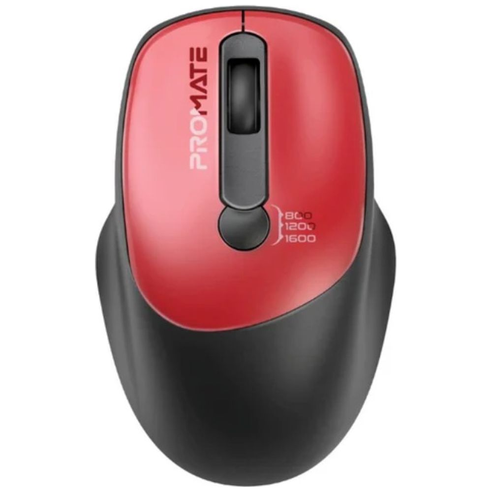 Promate Promate UniGlide - Wireless Mouse - Up to 120 hours - Red Up to 120 hours – 18,000 IQD Iraq