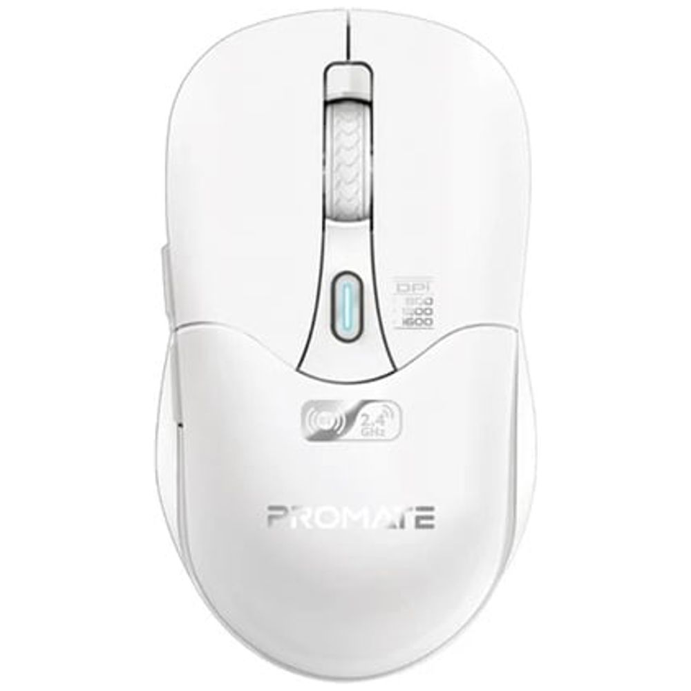 Promate Promate SAMO - Wireless Mouse - Bluetooth 5.1 - 500 mAh -  White 500 mAh – 23,000 IQD Iraq