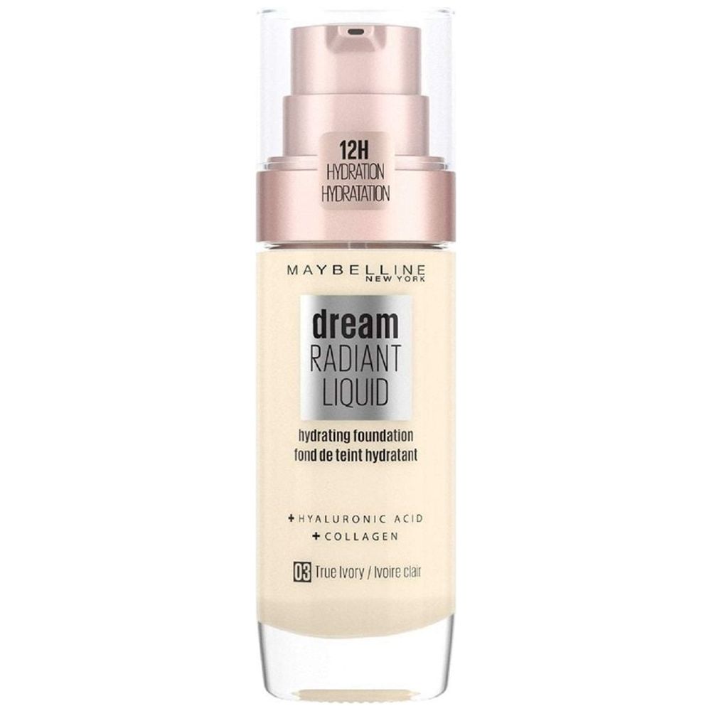 Maybelline Dream Satin Liquid Foundation 30 ml, 03 - True Ivory