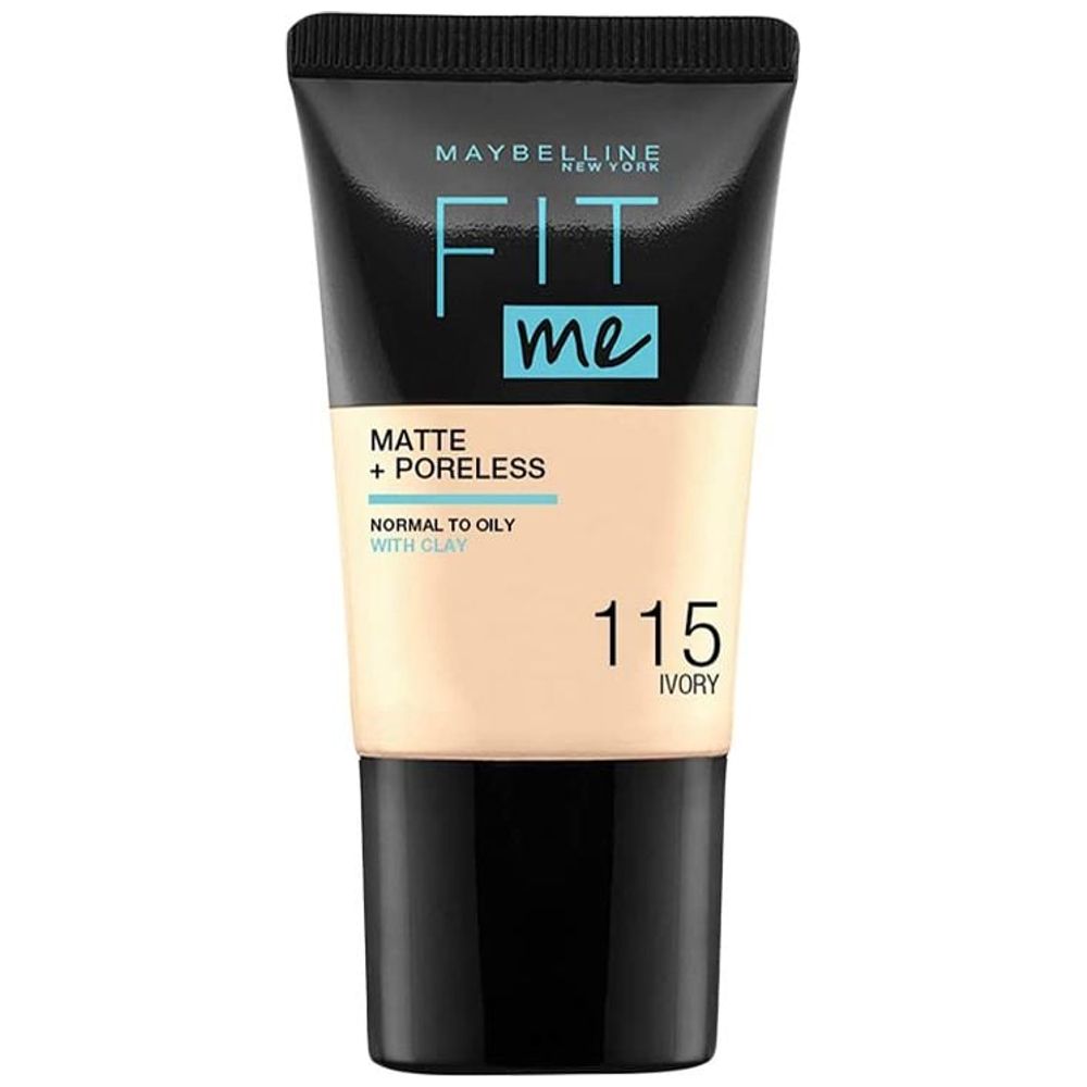 Maybelline Fit Me Matte & Poreless Foundation، 115 Ivory - 18 ml