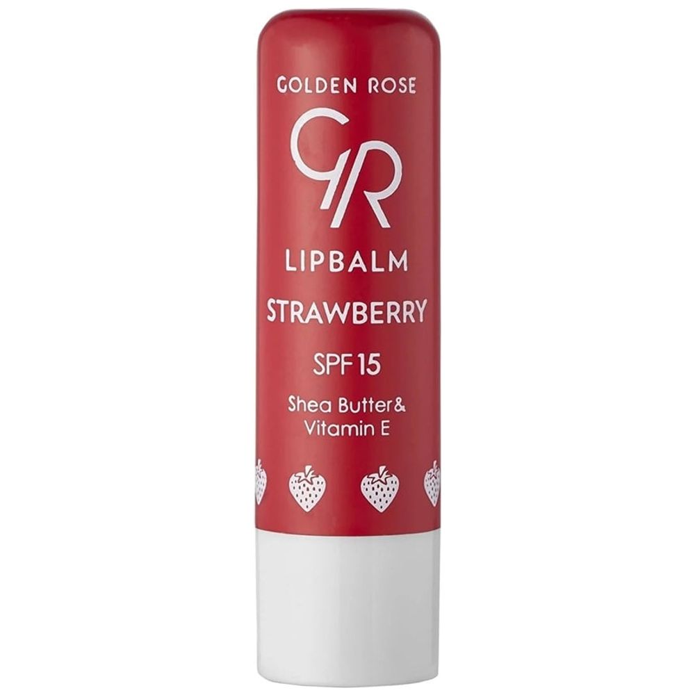 Lip Balm with Aloe Vera and Shea Butter, SPF 15 - Golden Rose