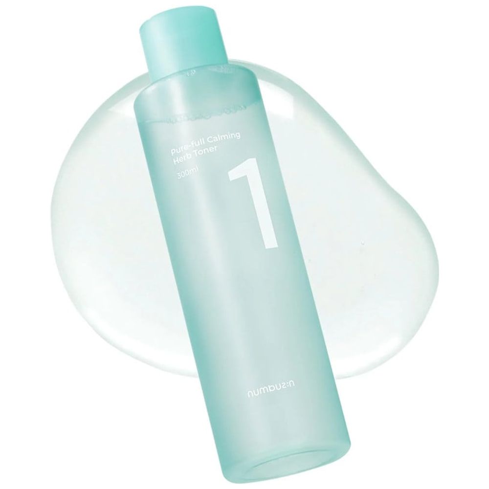 Numbuzin No.1 Herbal Calming Toner - soothes and hydrates skin, 300 ml