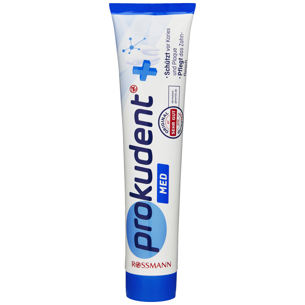 Prokudent Med Toothpaste - protects teeth, reduces plaque and strengthens gums, 125 ml 125 ml