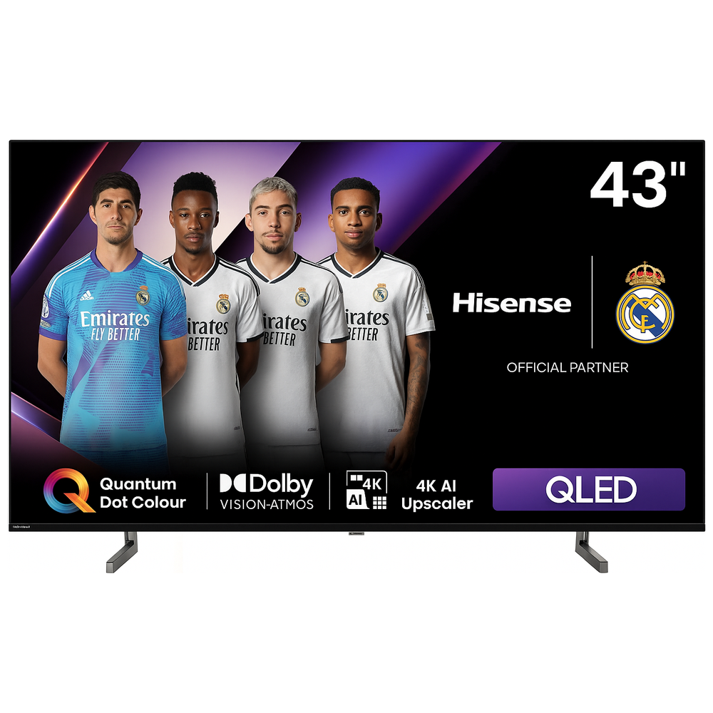 Hisense Hisense 43-Inch 43Q6GN Series - Smart - 4K - QLED - 60Hz 43-Inch, 4K, QLED, 60Hz – 519,000 IQD Iraq