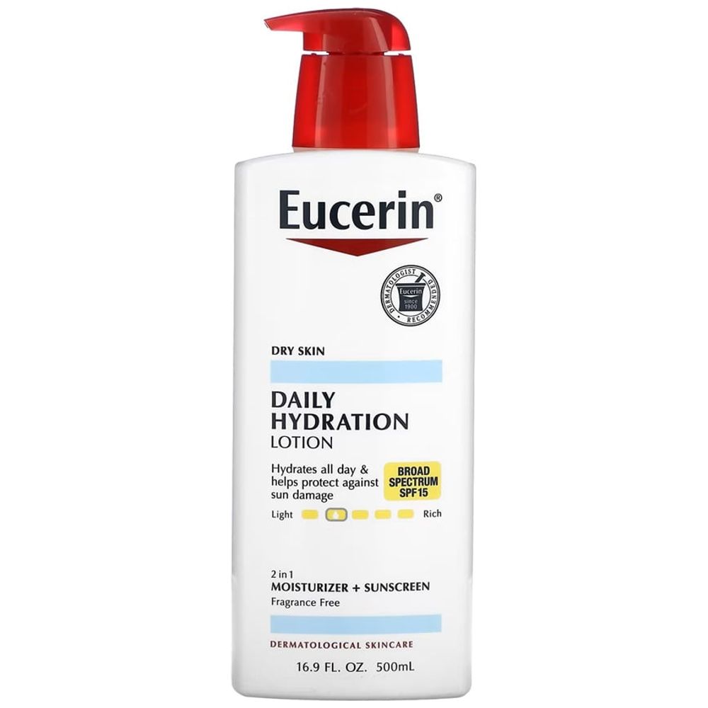 Eucerin Body Moisturizing Lotion - with SPF 15, 500 ml