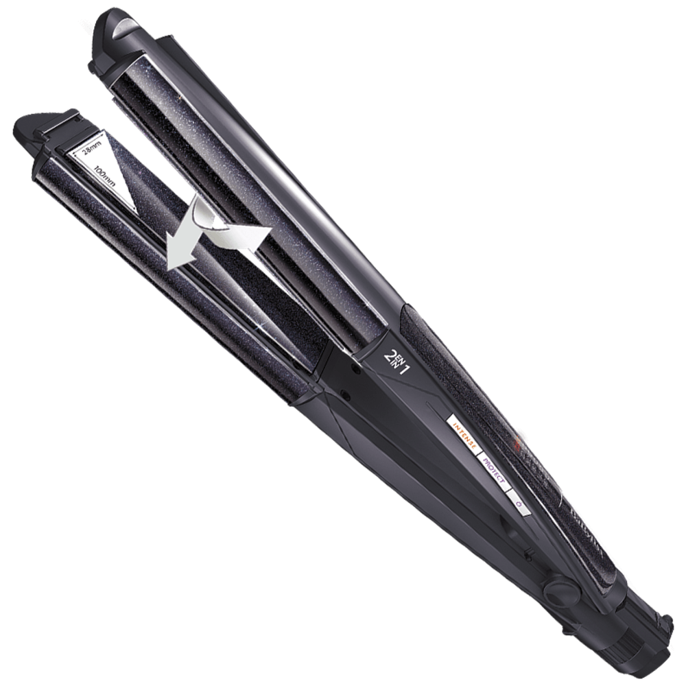 BaByliss  Pro 235 - 2 In 1 - Hair Straight And Curl - ST330SDE - Black