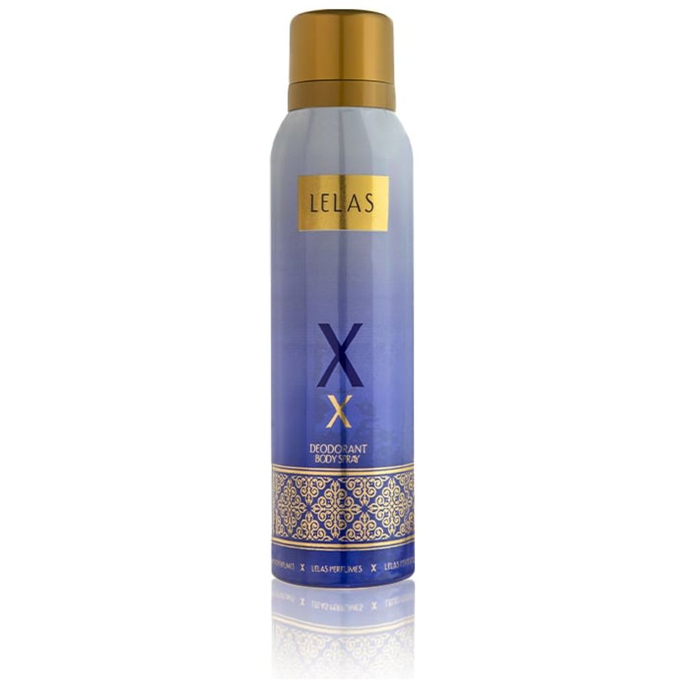 X by Lelas for Unisex - Deodorant Body Spray, 150 ml
