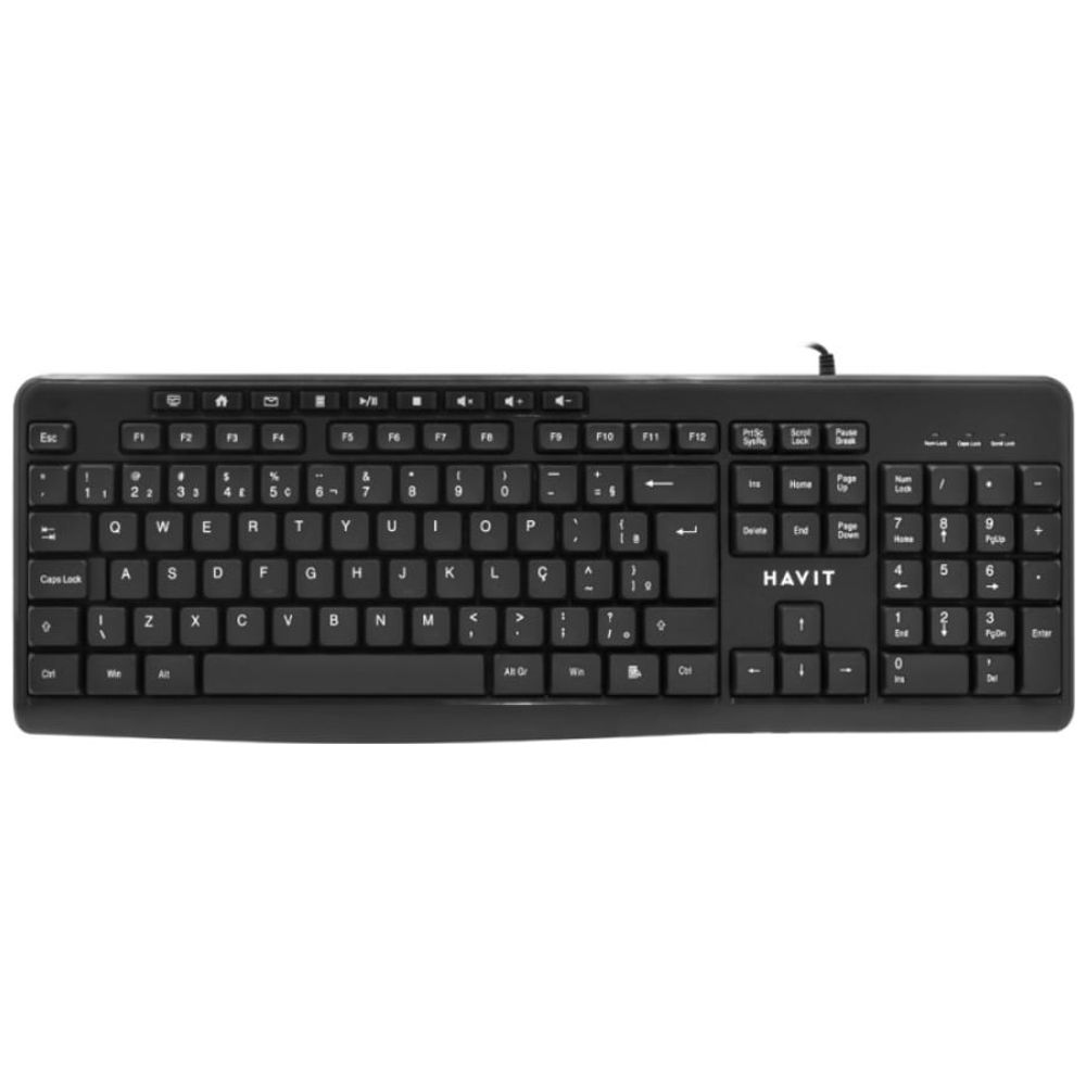 Havit Havit Wired Keyboard - 79 Keys - Black 79 keys