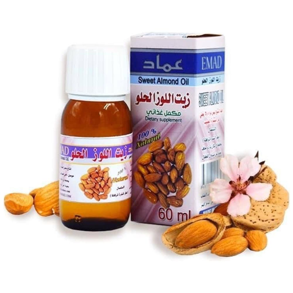Emad almond Oil - 60 ml