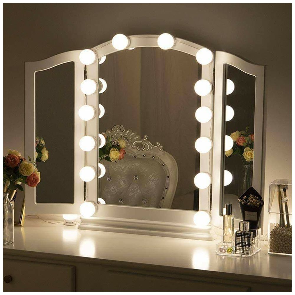 No Brand Makeup Mirror Lighting Kit - White