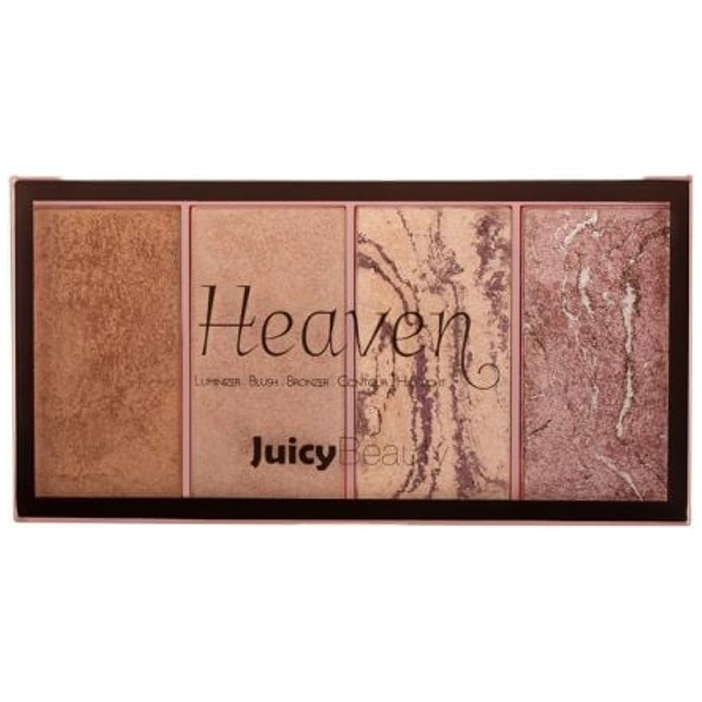 Juicy Beauty Heaven Highlighter Palette, Multicolor