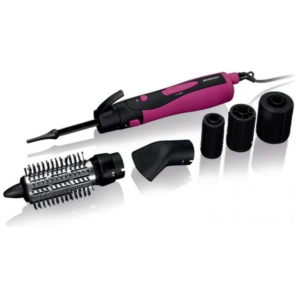 Silver Crest IAN-278219 - جهاز تصفيف بالهواء الساخن 4 في 1 للعناية الشخصية، 1000W - أسود