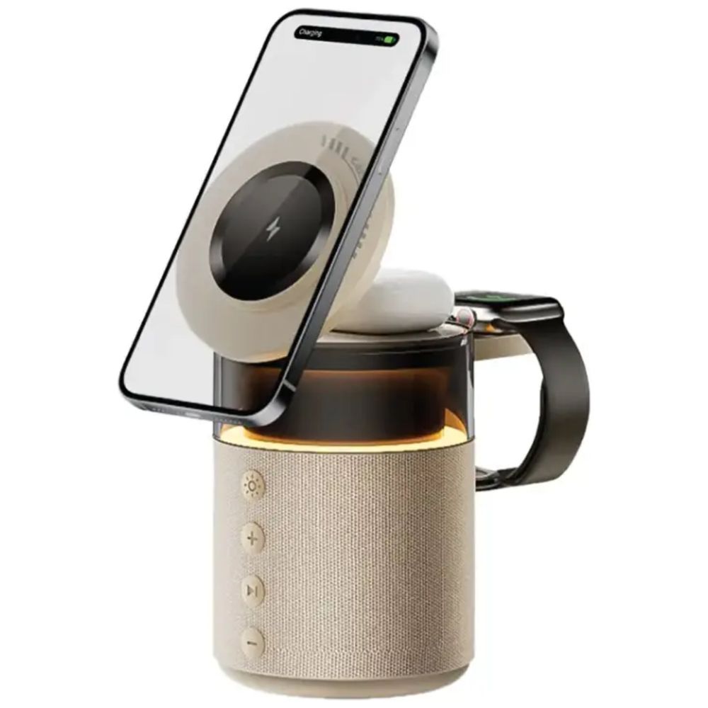 Green Lion - Wireless Charger - 5 in 1 - 1800mAh - White 5 in 1, 1800mAh – 43,000 IQD Iraq
