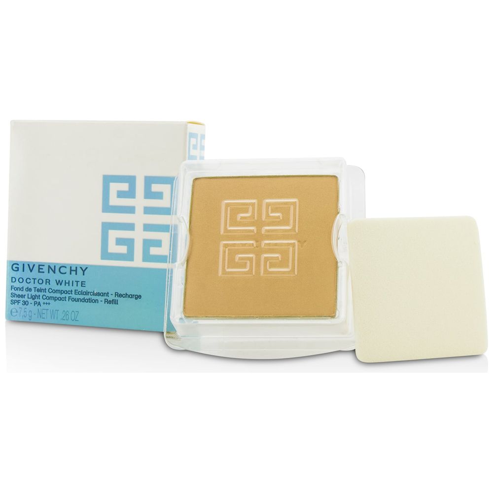 Givenchy كريم أساس مضغوط Doctor White شفاف قابل للتعبئة SPF30 - 4 Honey Light