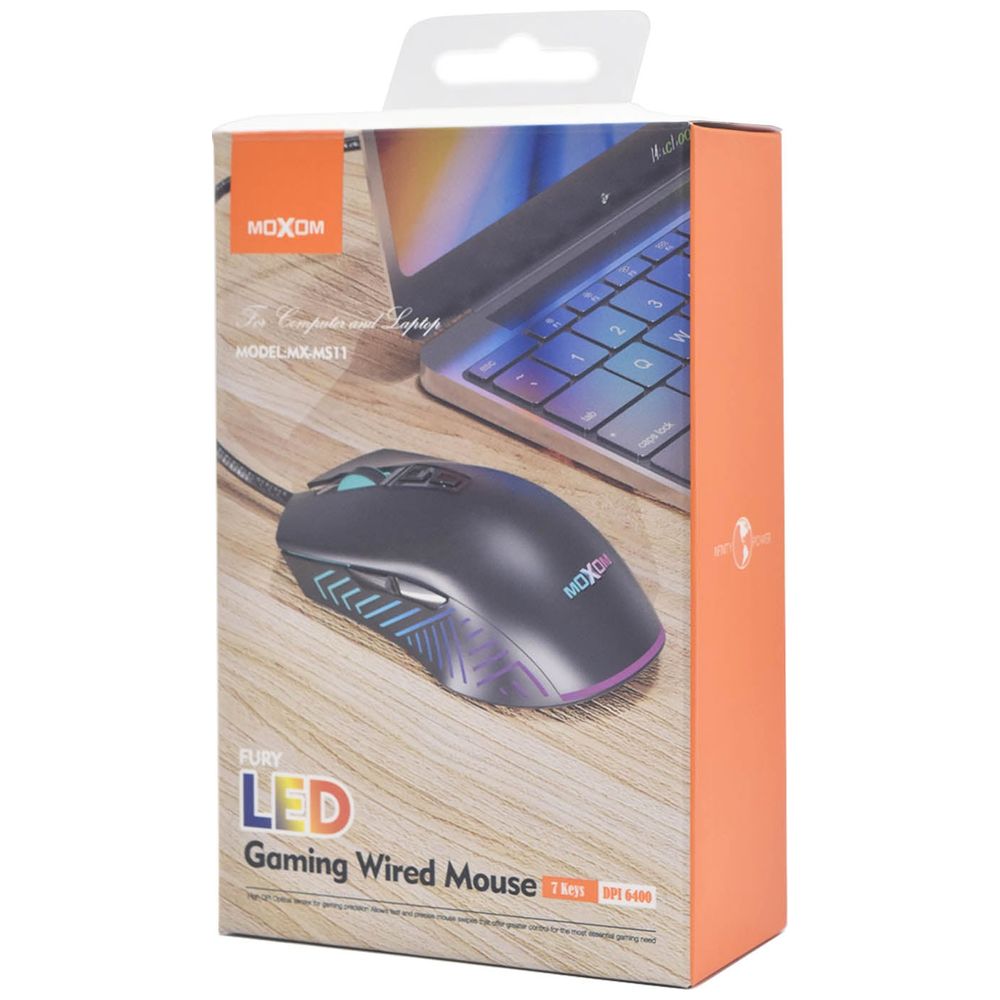 Moxom MX-MS11 - Mouse - Black – 22,000 IQD Iraq