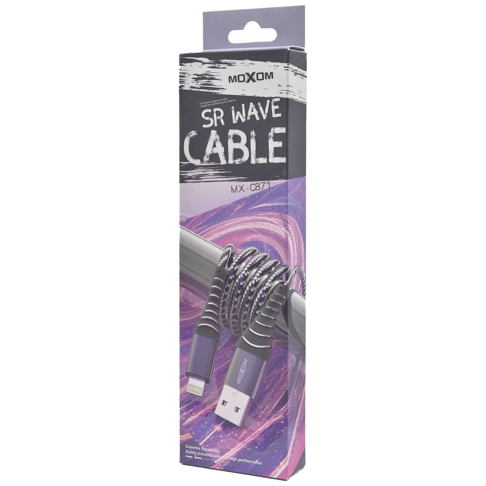 Moxom Moxom MX-CB71 - Cable For IPhone - 1 m - Black 1 m – 5,000 IQD Iraq