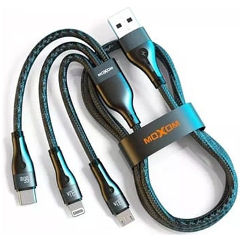 Moxom Moxom MX-CB102 - Cable 3 in 1 - 1.2 m 1.2 m – 12,000 IQD Iraq