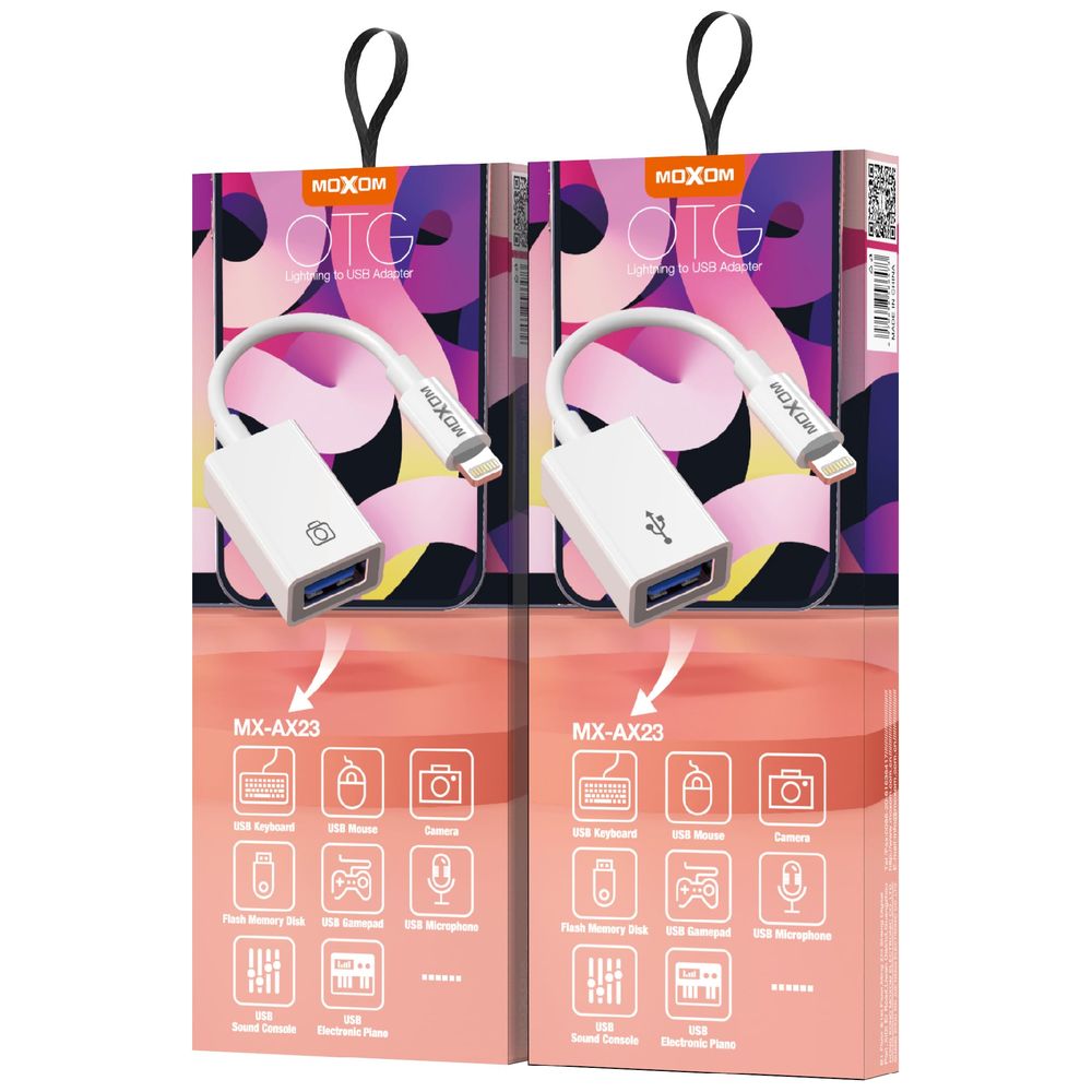 Moxom Moxom MX-AX23 - iPhone to USB Adapter – 16,250 IQD Iraq