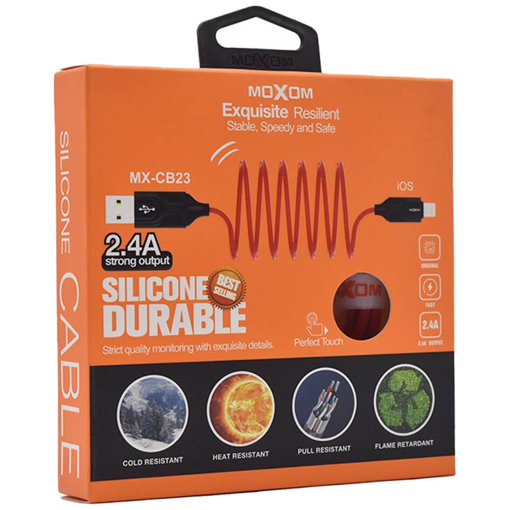 Moxom Moxom CAA001bt3MBK - Cable For IPhone - 1m 1m
