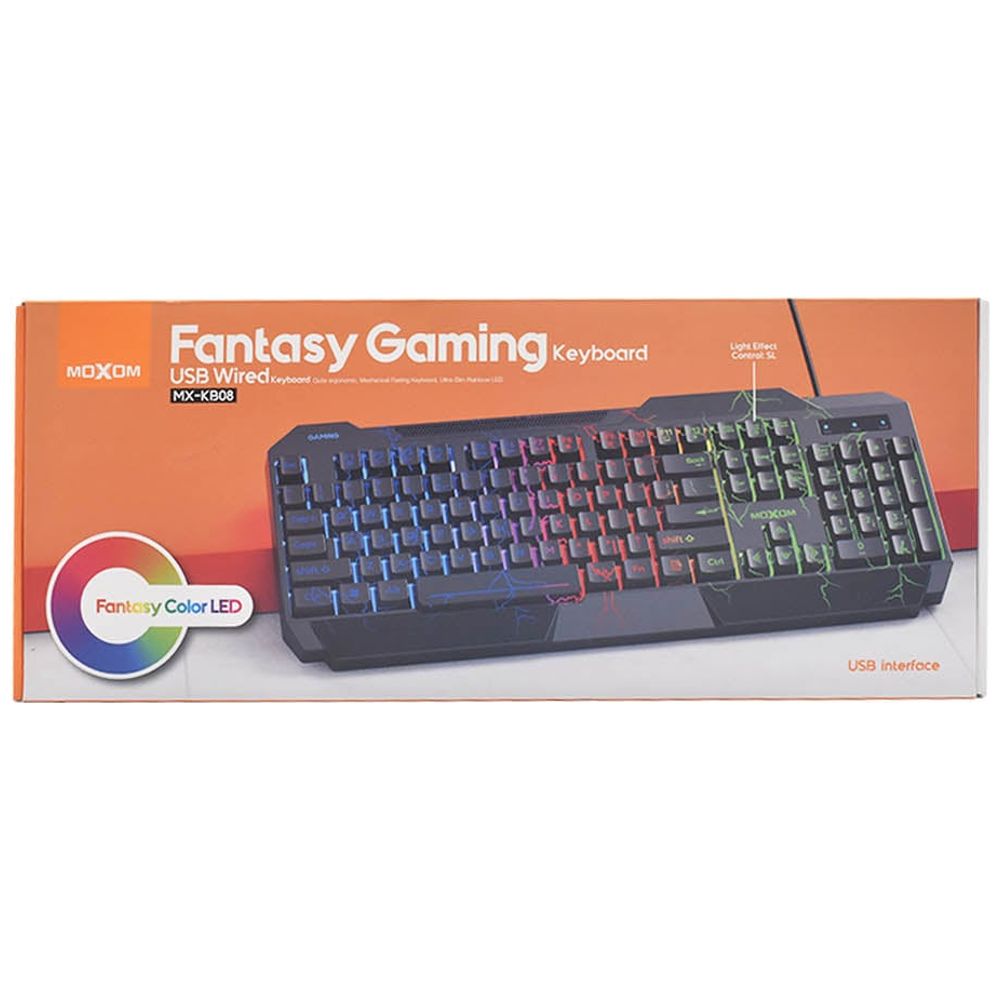 Moxom Moxom MX-KB08 - Keyboard - Black – 32,500 IQD Iraq