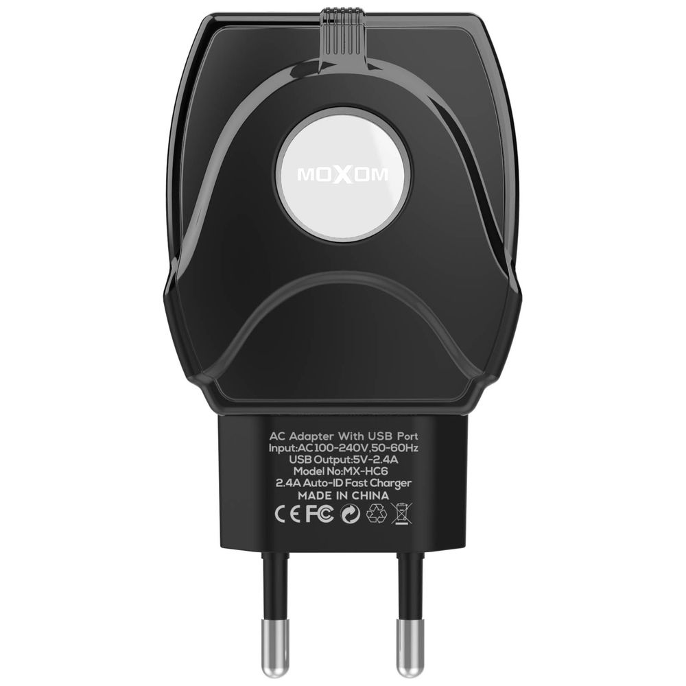 Moxom Moxom MX-HC62 - Charger - Black – 10,250 IQD Iraq