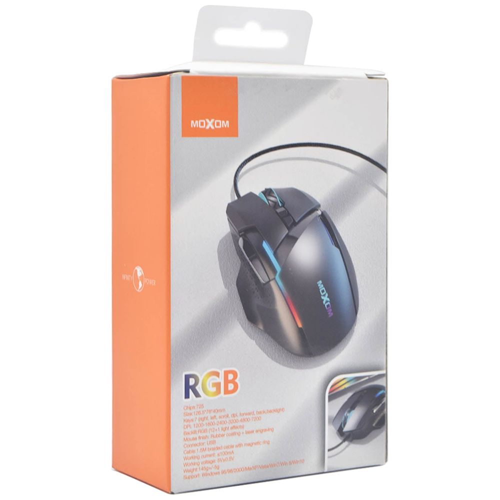 Moxom MX-MS13 - Mouse - Black – 32,500 IQD Iraq