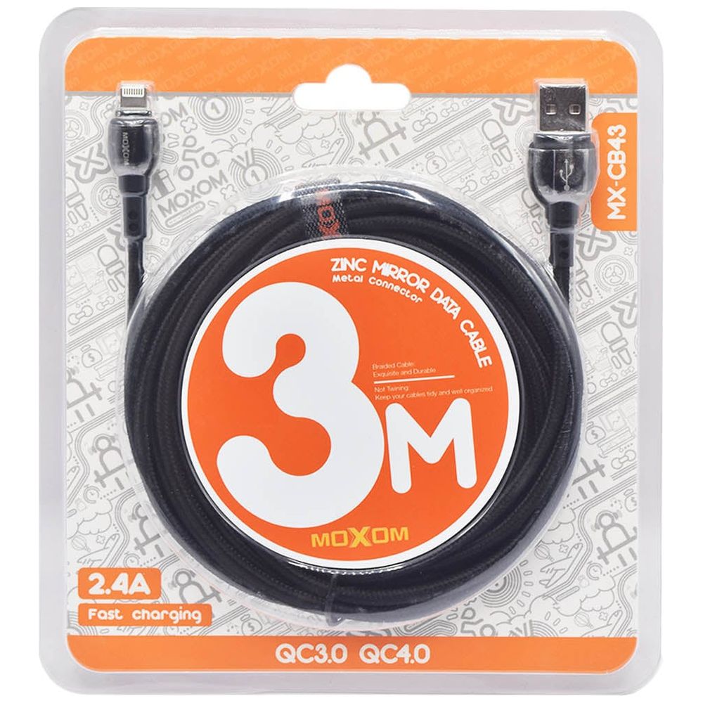 Moxom Moxom MX-CB43 - Cable For IPhone - 3m 3m – 10,000 IQD Iraq