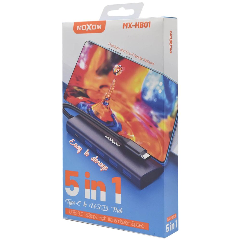 Moxom Moxom MX-HB01 - USB-C Hub 5 Port 5 Port