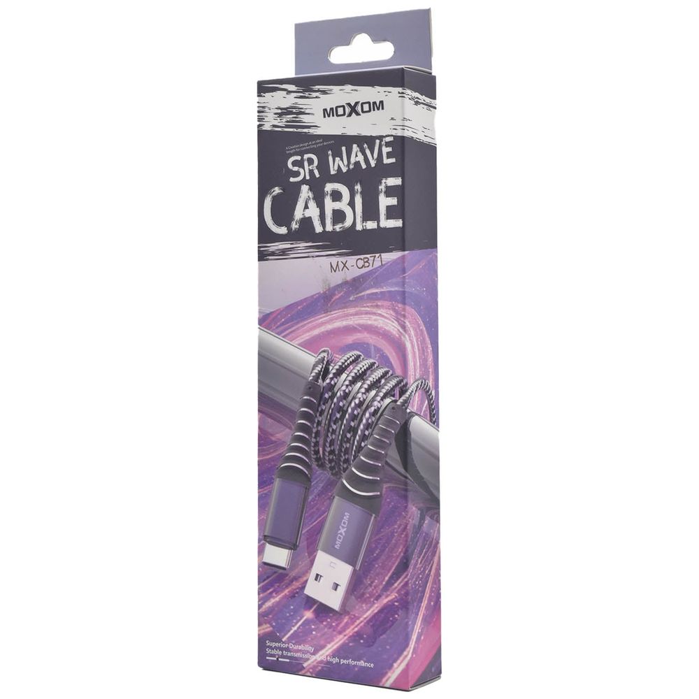 Moxom Moxom MX-CB71 - USB-C Cable - 1 m - Black 1 m – 5,000 IQD Iraq