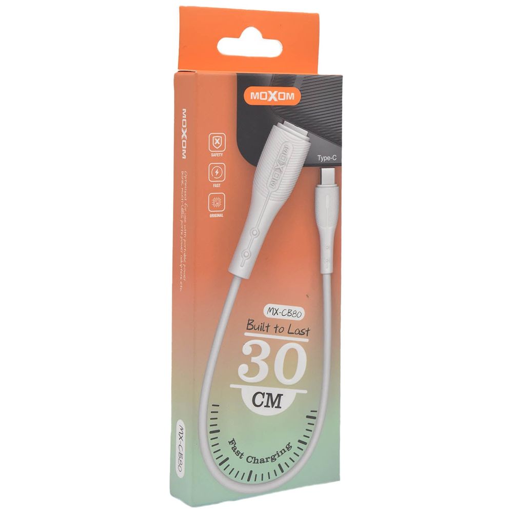 Moxom Moxom MX-CB80 - USB To USB-C Cable - 30cm 30cm