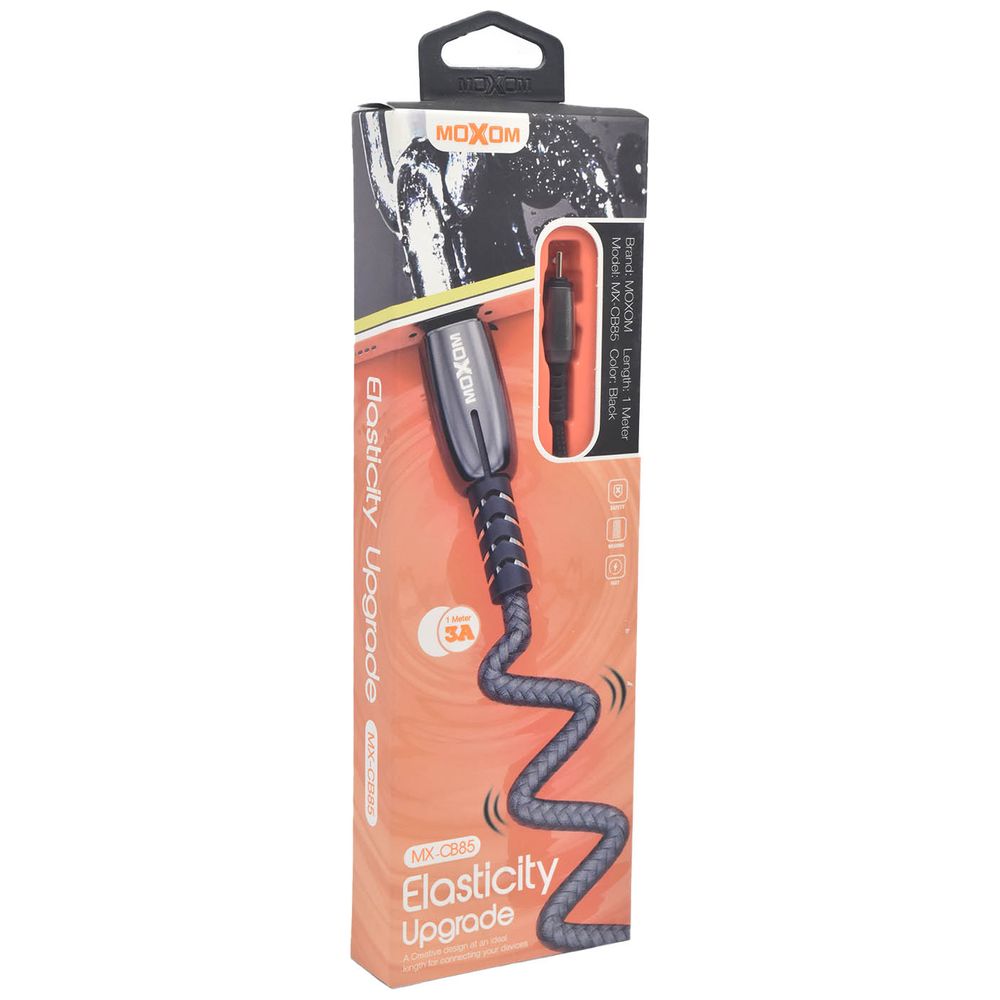 Moxom Moxom MX-CB85 - Micro USB Cable - 1 m - Black 1 m – 8,000 IQD Iraq