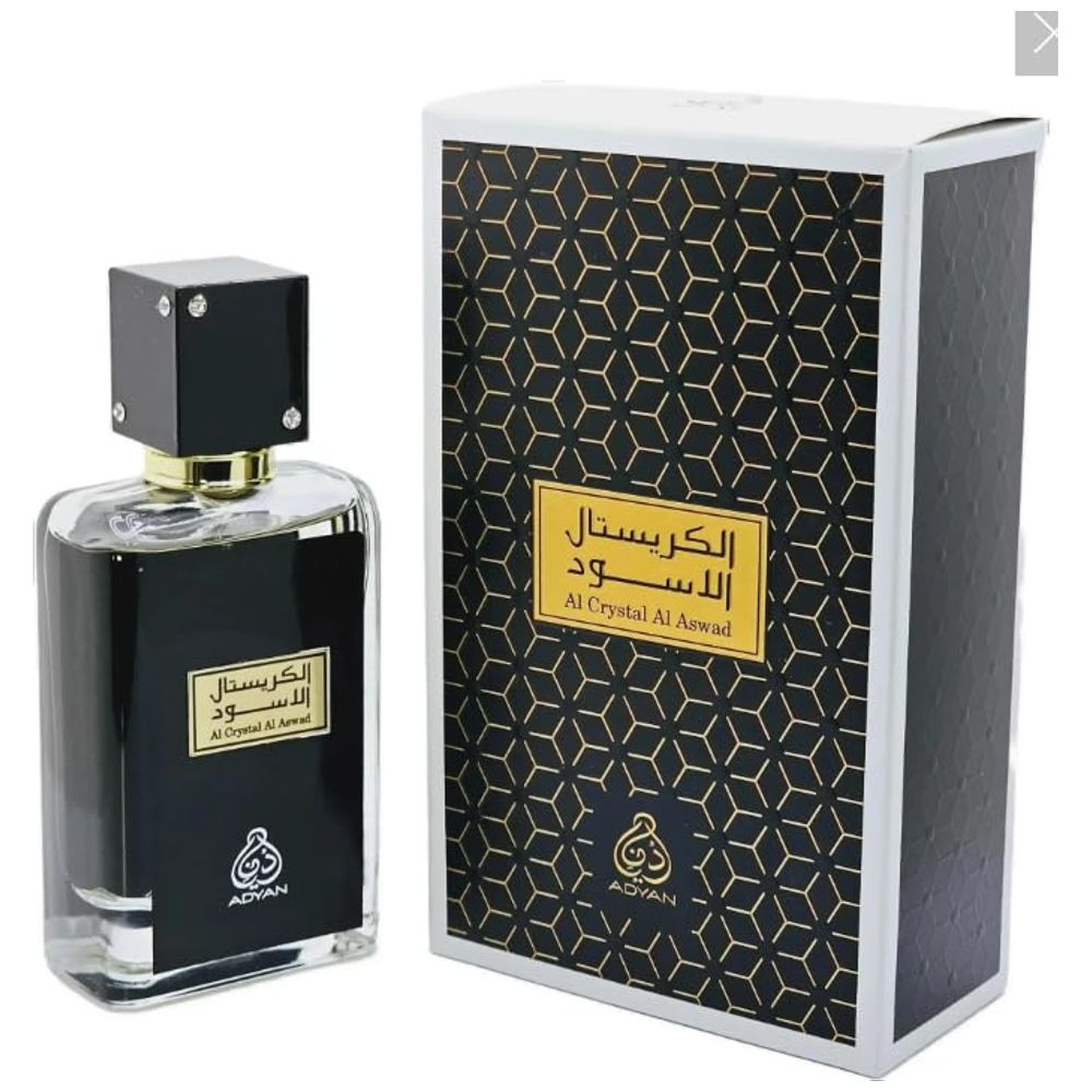 Al Crystal Al Aswad by Adyan for Men - Eau de Parfum, 100 ml