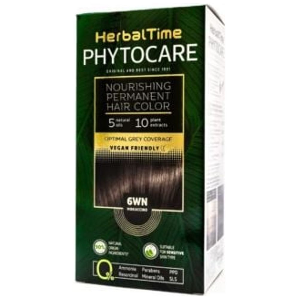 هربال تايم صبغة شعر دائمة مغذية بدون أمونيا - 6WN