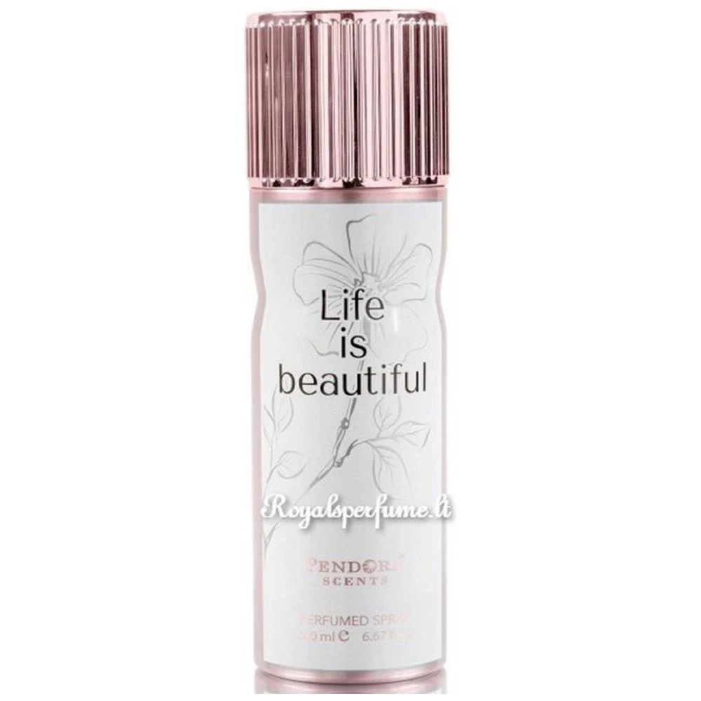 Pendora Scents Life is Beautiful Deodorant Spray ,200ml