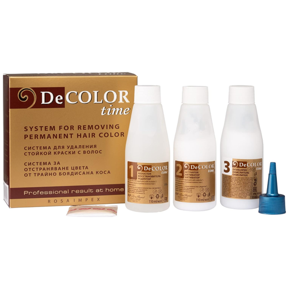 Dr. Aal Decolor Time Hair Color Remover - 3 Pcs