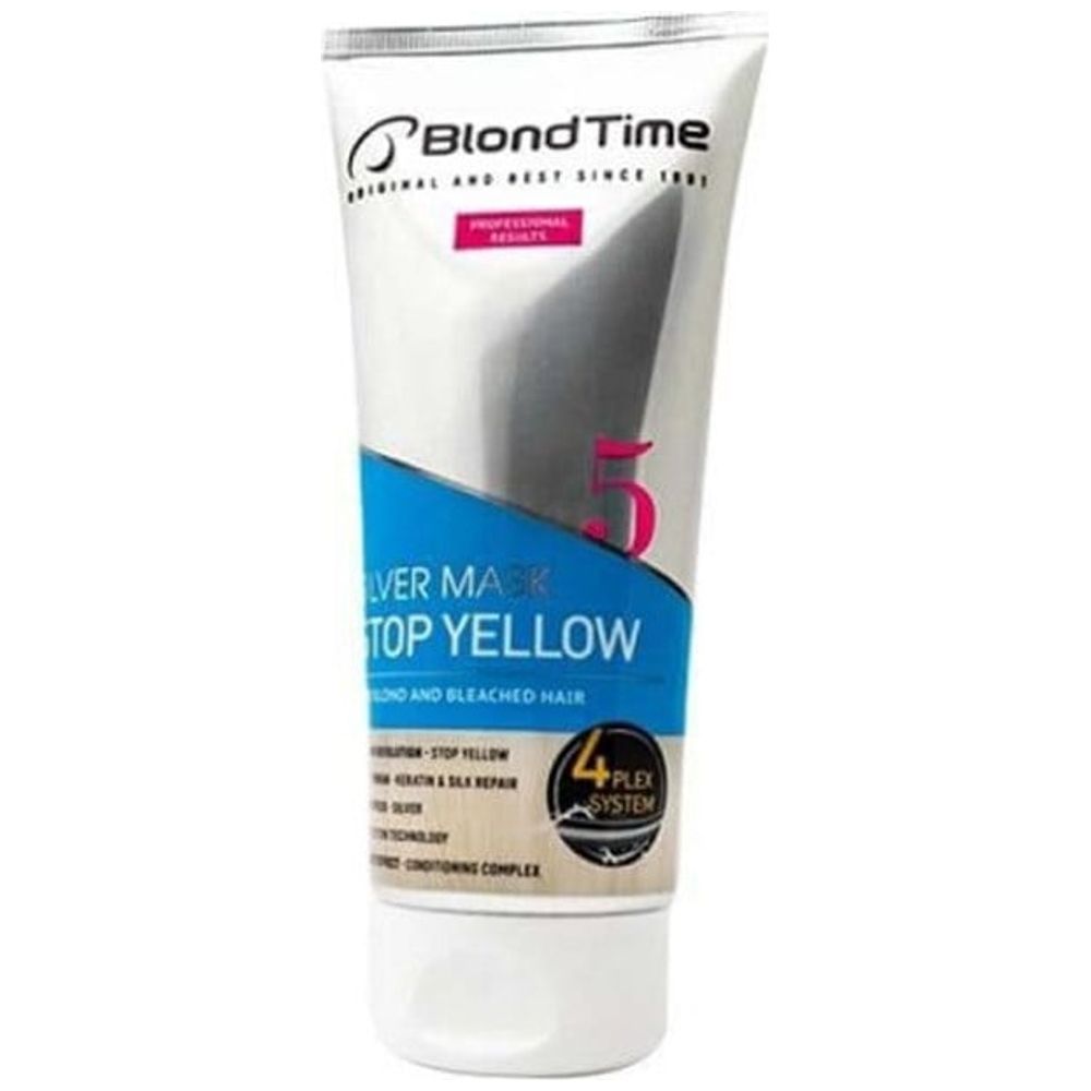 Blond Time 5 Bleaching Silver Mask - Anti-Yellow Effect - 200 ml